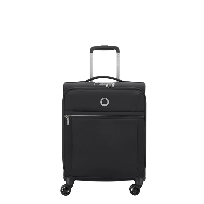 Delsey Brochant 2.0 Slim Cabin Trolley 55/40 Expandable 4W Black 3 Delsey Brochant 2.0 Slim Cabin Trolley 55/40 Expandable 4W Black