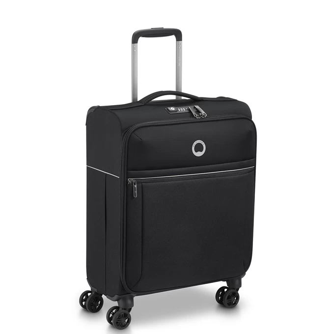 Delsey Brochant 2.0 Slim Cabin Trolley 55/40 Expandable 4W Black 5 Delsey Brochant 2.0 Slim Cabin Trolley 55/40 Expandable 4W Black - Afbeelding 3