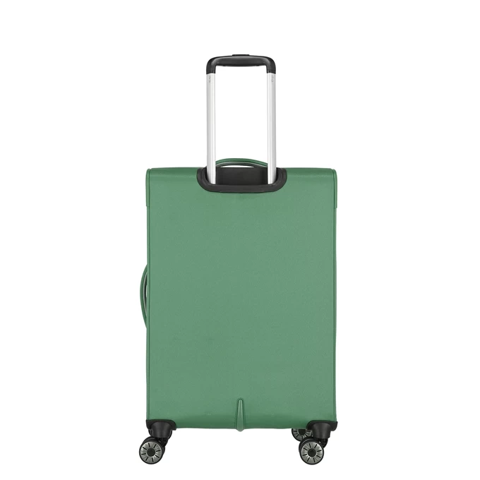 Travelite Miigo 4 Wheel Trolley M Expandable Green 4 Travelite Miigo 4 Wheel Trolley M Expandable Green - Afbeelding 2
