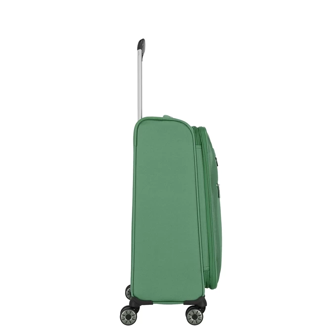 Travelite Miigo 4 Wheel Trolley M Expandable Green 6 Travelite Miigo 4 Wheel Trolley M Expandable Green - Afbeelding 4