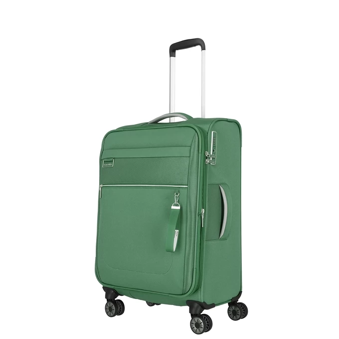 Travelite Miigo 4 Wheel Trolley M Expandable Green 7 Travelite Miigo 4 Wheel Trolley M Expandable Green - Afbeelding 5