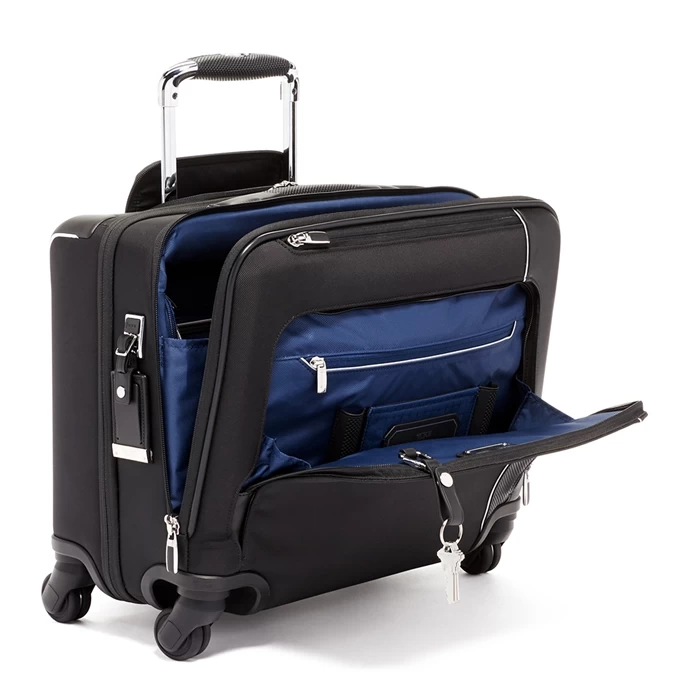 Tumi Arrivé Compact 4 Wheel Briefcase Black 7 Tumi Arrivé Compact 4 Wheel Briefcase Black - Afbeelding 5