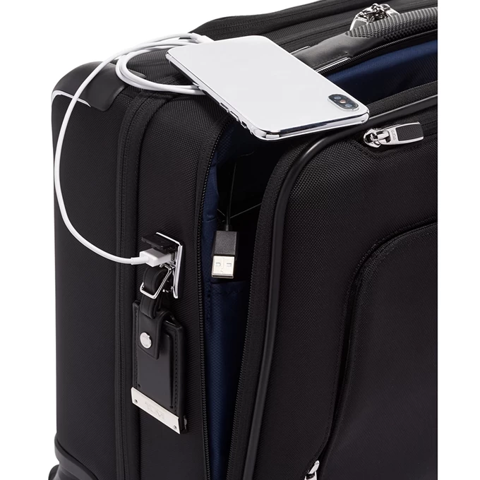 Tumi Arrivé Compact 4 Wheel Briefcase Black 9 Tumi Arrivé Compact 4 Wheel Briefcase Black - Afbeelding 7