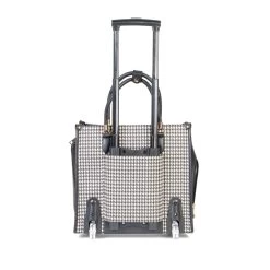 Olivia Lauren Emily Business Trolley Zwart/wit -Mode Bagagewinkel image 1448