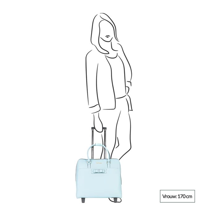 Olivia Lauren Gemini Business Trolley Blauw 4 Olivia Lauren Gemini Business Trolley Blauw - Afbeelding 2