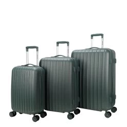 Decent Tranporto One 3-delige Kofferset Olijf