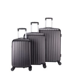 Decent Tranporto One 3-delige Kofferset Antraciet