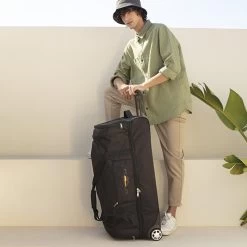 Gabol Week Eco Extra Large Wheel Bag 2 Comp. Black -Mode Bagagewinkel image 2470