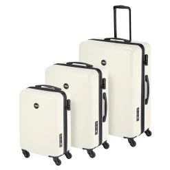 Princess Traveller PT-01 Medium Trolley Pearl White -Mode Bagagewinkel image 266