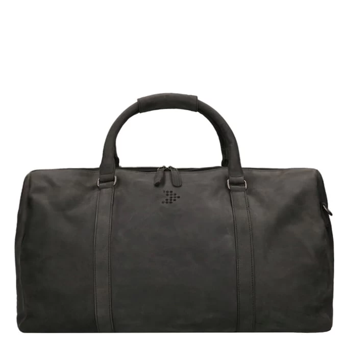 Travelbags The Base Leather Weekender Black 3 Travelbags The Base Leather Weekender Black