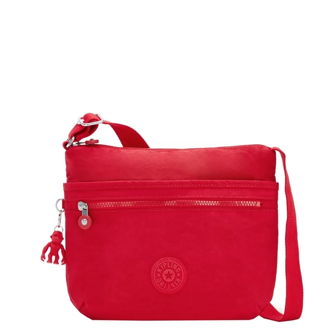 Kipling Arto Schoudertas Red Rouge 3 Kipling Arto Schoudertas Red Rouge