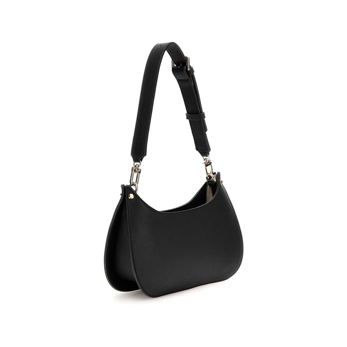 Guess Meridian Mini Tp Zp Shouldr Bg Black 4 Guess Meridian Mini Tp Zp Shouldr Bg Black - Afbeelding 2