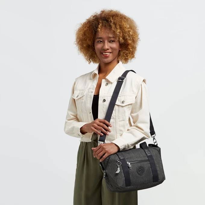 Kipling Art Mini Handtas Black Peppery 4 Kipling Art Mini Handtas Black Peppery - Afbeelding 2