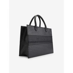 Nikkie Dante Braided Shopper Black -Mode Bagagewinkel image 3961