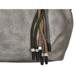 Charm London Tottenham Handtas Pewter 15 Charm London Tottenham Handtas Pewter -Mode Bagagewinkel image 3988