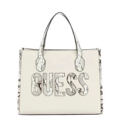 Guess Silvana 2 Compartment Tote Natural