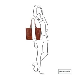 The Bridge Pathos Shoppingbag Brown 7 The Bridge Pathos Shoppingbag Brown -Mode Bagagewinkel image 4048