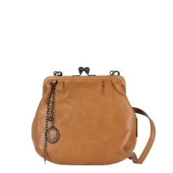 Aunts & Uncles Grandma's Luxury Club Mrs. Fortune Cookie Crossover Bag Caramel