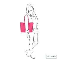 Orta Nova Brescia Shopper Raspberry Sorbet -Mode Bagagewinkel image 4103