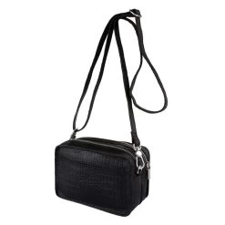 Cowboysbag Handbag Lymm Croco Black -Mode Bagagewinkel image 4108