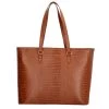 Charm London Midwood Shopper 15.6 Inch Laptopvak Cognac Croco -Mode Bagagewinkel image 4149