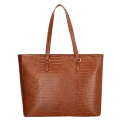 Charm London Midwood Shopper 15.6 Inch Laptopvak Cognac Croco -Mode Bagagewinkel image 4152