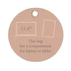 Charm London Midwood Shopper 15.6 Inch Laptopvak Cognac Croco -Mode Bagagewinkel image 4154