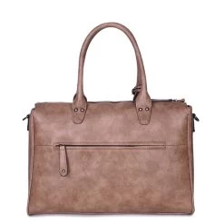 Wimona Fabiana-Two Dames Laptoptas Taupe -Mode Bagagewinkel image 4356