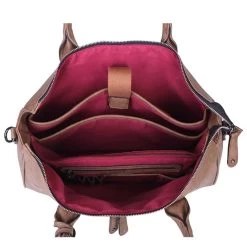 Wimona Fabiana-Two Dames Laptoptas Taupe -Mode Bagagewinkel image 4357