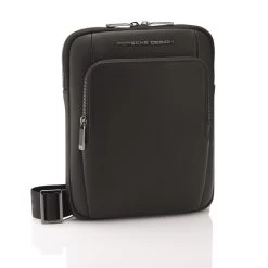 Porsche Design Roadster Leather Shoulderbag S Black -Mode Bagagewinkel image 4485