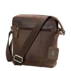 Leonhard Heyden Salisbury Messenger Bag S Brown -Mode Bagagewinkel image 4515