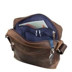 Leonhard Heyden Salisbury Messenger Bag S Brown -Mode Bagagewinkel image 4517