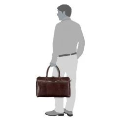 Leonhard Heyden Cambridge Travel Bag Black -Mode Bagagewinkel image 4581