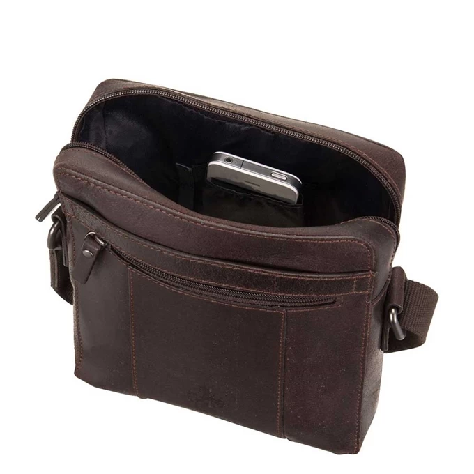Leonhard Heyden Dakota Messenger Bag XS Brown 7 Leonhard Heyden Dakota Messenger Bag XS Brown - Afbeelding 5