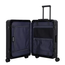Travelite Next Aluminium 4 Wiel Trolley M Black -Mode Bagagewinkel image 478