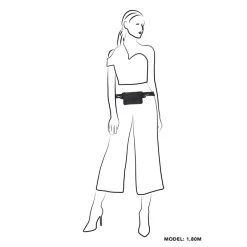 Zebra Trends Lisa Bumbag Zwart -Mode Bagagewinkel image 4869