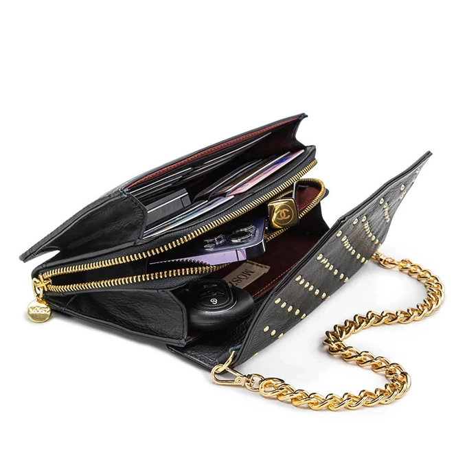 MÔSZ Kris Crossbody Phonebag Studs Black 8 MÔSZ Kris Crossbody Phonebag Studs Black - Afbeelding 6