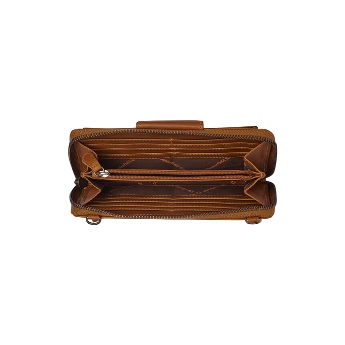 The Chesterfield Brand Taipei Telefoontasje Cognac 5 The Chesterfield Brand Taipei Telefoontasje Cognac - Afbeelding 3
