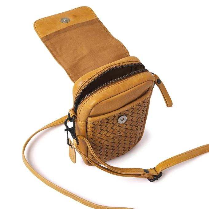 DR Amsterdam Tampa Braided Schoudertas Yellow 5 DR Amsterdam Tampa Braided Schoudertas Yellow - Afbeelding 3