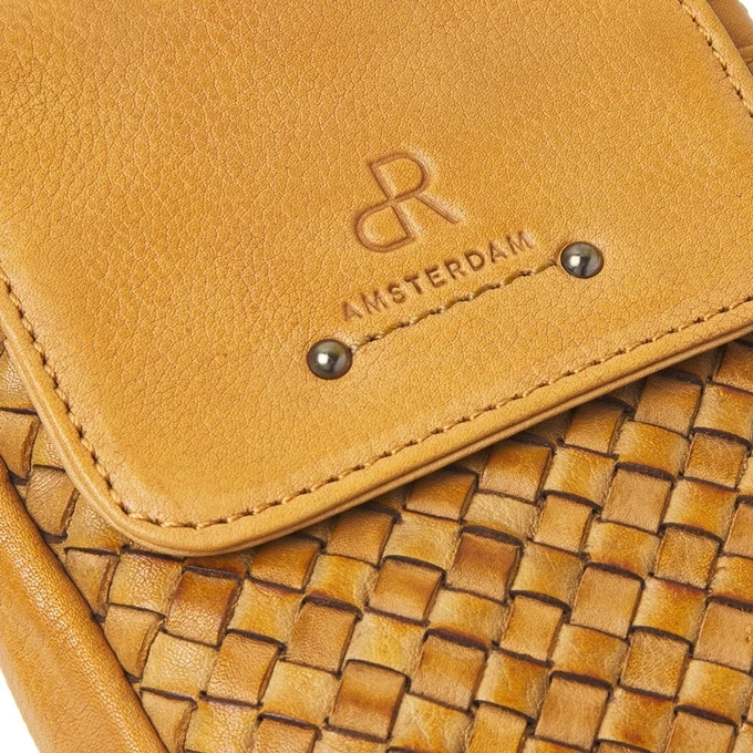 DR Amsterdam Tampa Braided Schoudertas Yellow 6 DR Amsterdam Tampa Braided Schoudertas Yellow - Afbeelding 4