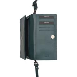 Burkely Nocturnal Nova Phone Bag Dark Green -Mode Bagagewinkel image 4986