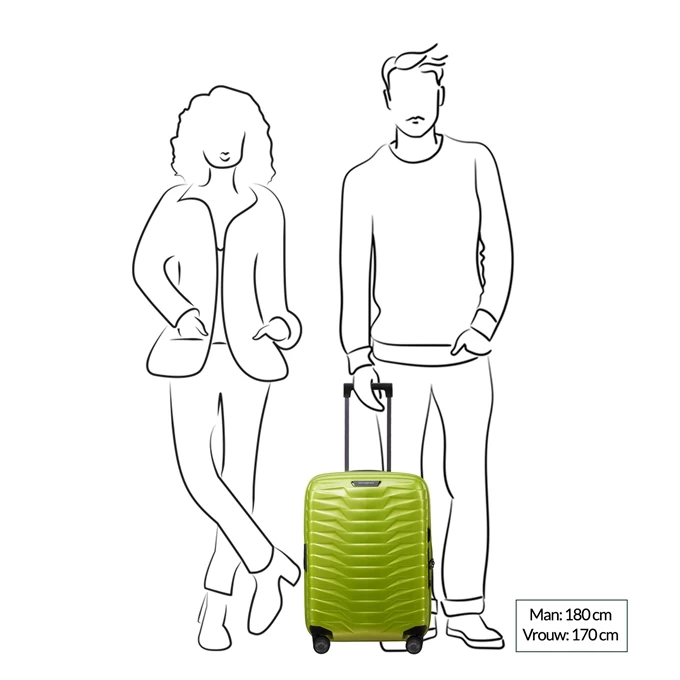 Samsonite Proxis Spinner 55 Expandable Lime 4 Samsonite Proxis Spinner 55 Expandable Lime - Afbeelding 2