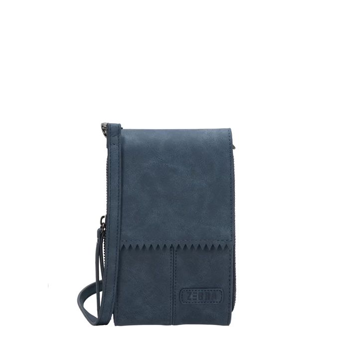 Zebra Trends Noé Telefoontasje Jeansblauw 3 Zebra Trends Noé Telefoontasje Jeansblauw