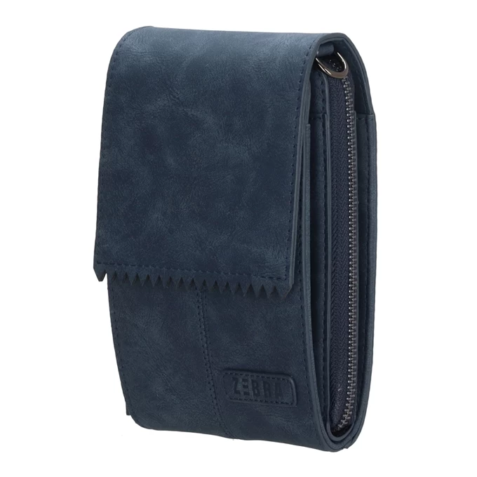 Zebra Trends Noé Telefoontasje Jeansblauw 5 Zebra Trends Noé Telefoontasje Jeansblauw - Afbeelding 3