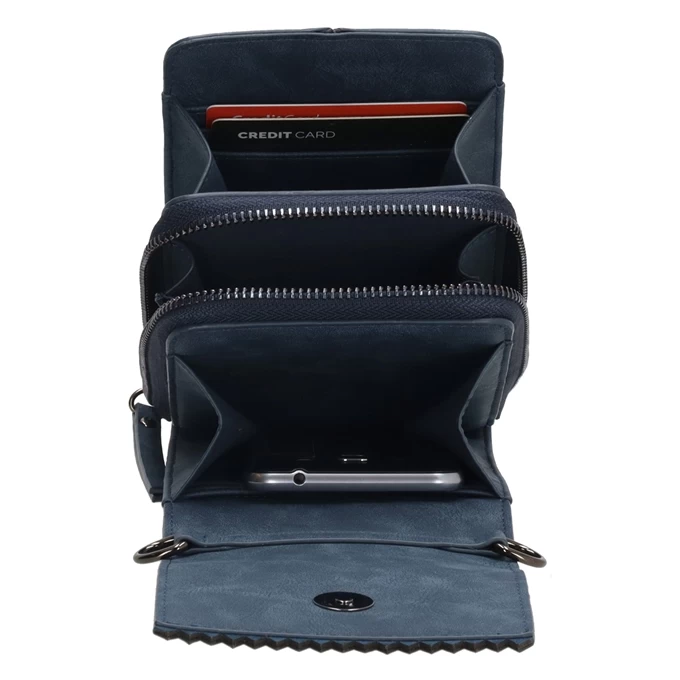 Zebra Trends Noé Telefoontasje Jeansblauw 7 Zebra Trends Noé Telefoontasje Jeansblauw - Afbeelding 5