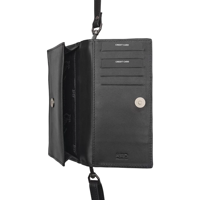 Burkely Nocturnal Nova Phone Bag Zwart 8 Burkely Nocturnal Nova Phone Bag Zwart - Afbeelding 6