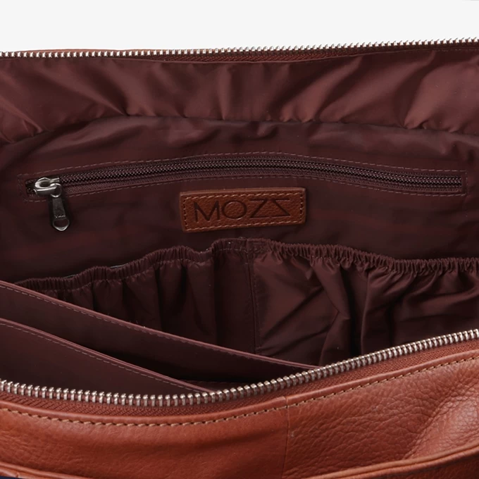 Mozz Vintage Lovely Large Luiertas Cognac 6 Mozz Vintage Lovely Large Luiertas Cognac - Afbeelding 4