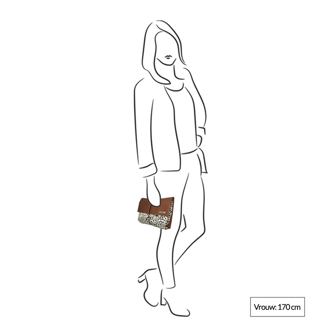 Mozz Luieretui Cognac-dots 4 Mozz Luieretui Cognac-dots - Afbeelding 2