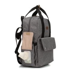 Babymel Georgi ECO Convertible Backpack Grey -Mode Bagagewinkel image 5376