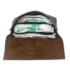 Mozz Luier Etui Camel Croco Baby Cheetah Beige -Mode Bagagewinkel image 5400